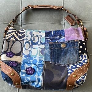 Vintage Coach Patchwork Purse
